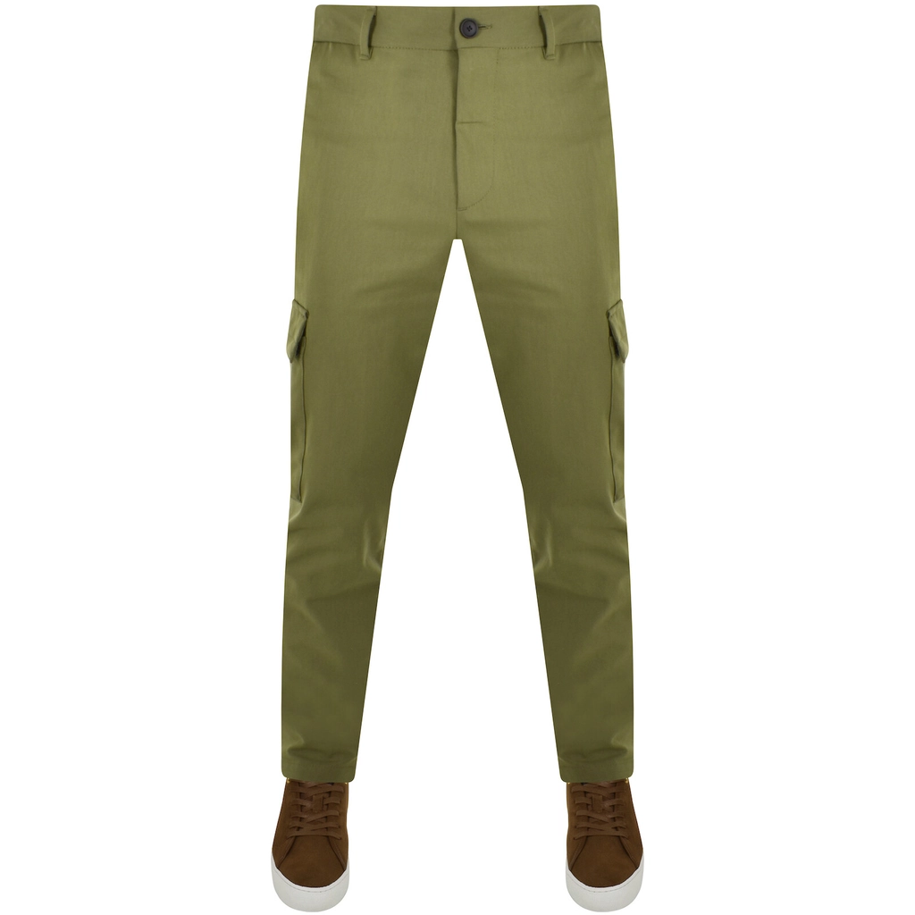 Hugo Boss BOSS P Kaiton Cargo Slim Fit Trousers Green